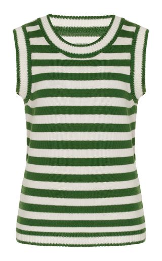 Agbobly + Striped Wool Tank Top
