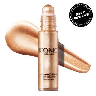 Iconic London + Rollaway Glow Highlighter in Champagne Chic