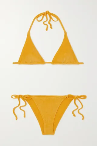Lisa Marie Fernandez + Pamela Stretch-Cotton Terry Bikini
