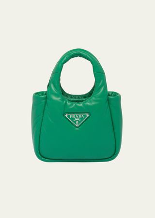 Prada + Napa Leather Top-Handle Bag