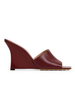 Bottega Veneta + Stretch Slide Wedge Sandals