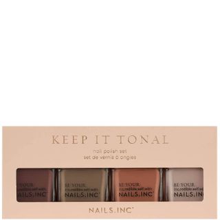 Nails Inc. + Keep It Tonal Nail Polish Set 4 X 14ml