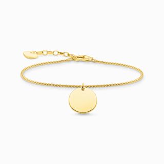 Thomas Sabo + Gold Disc Bracelet