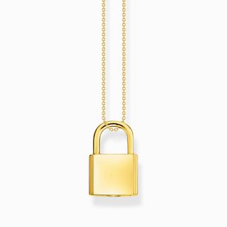 Thomas Sabo + Gold Lock Necklace