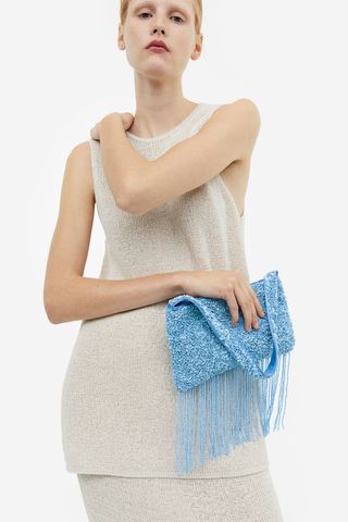 H&M + Beaded Shoulder Bag