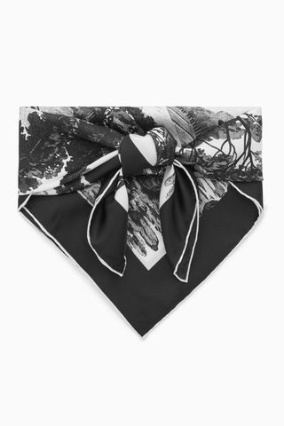 COS + French Toile Silk Neck Scarf