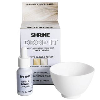 Shrine + Drop It White Blonde Toner