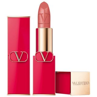 Valentino + Rosso Valentino High Pigment Refillable Lipstick in 101A Hot Beige