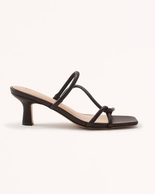 Abercrombie + Twist-Strap Heeled Sandal