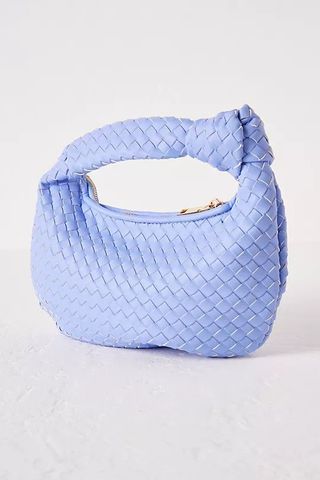 Melie Bianco + Melie Bianco Drew Faux-Leather Woven Satchel Bag