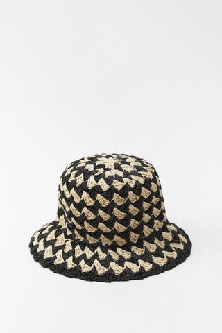 Zara + Crochet Effect Bucket Hat