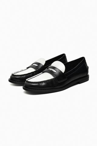 Zara + Contrast Loafers