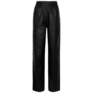 Kassl Editions + Straight-Leg Leather Trousers
