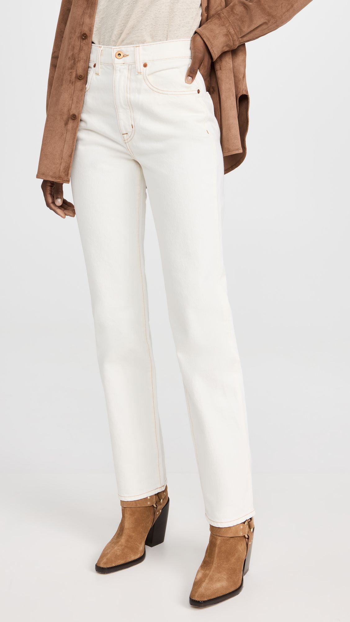 White Denim Jeans main image 0