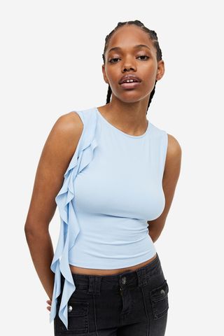 H&M + Tank Top With Strap Detail