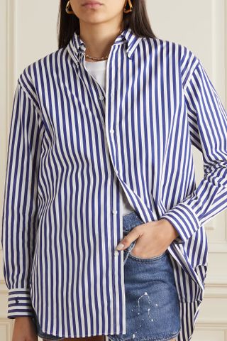 Polo Ralph Lauren + Striped Cotton-Poplin Shirt