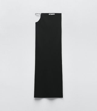 Zara + Cut Out Knit Skirt
