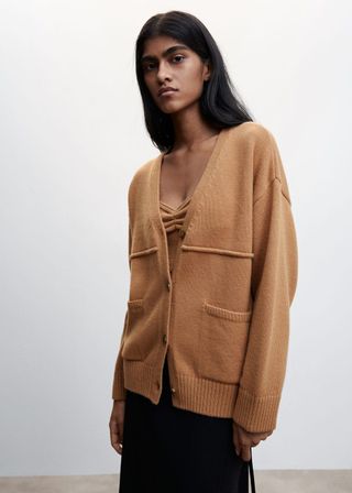 Mango + Pocket Knit Cardigan