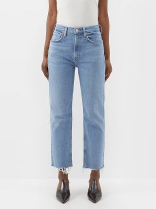 Citizens of Humanity + Daphne High-Rise Cropped Straight-Leg Jeans