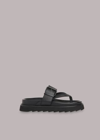 Whistles + Sutton Toe Post Buckle Sandal