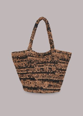 Whistles + Renee Paper Weave Tote