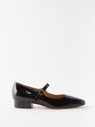 Maison Margiela + Patent-Leather Mary Jane Shoes