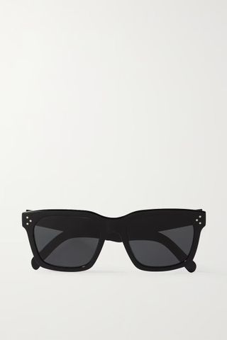 Celine Eyewear + Oversized Square-Frame Acetate Sunglasses