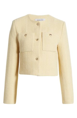 Sophie Rue + Marcelle Wool Blend Tweed Jacket
