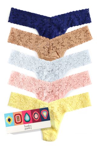 Hanky Panky + Holiday Assorted 5-Pack Low Rise Thongs
