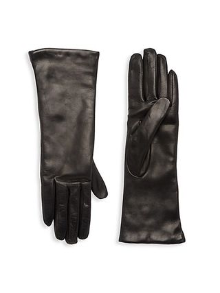 Saks Fifth Avenue Collection + Cashmere-Lined Leather Gloves