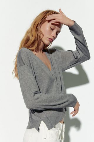 Zara + Basic Knit Jacket
