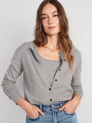 Old Navy + Cropped Cozy-Knit Cardigan