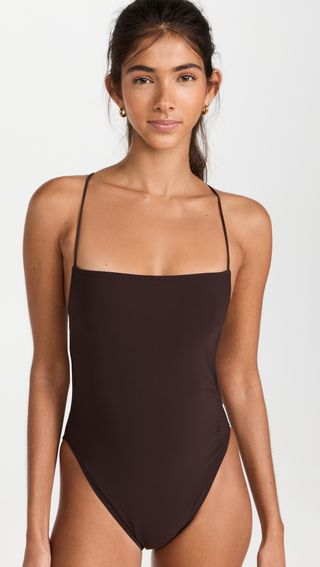 Tory Burch + Tie-Back One Piece