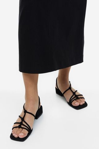 H&M + Knot-Detail Strappy Sandals