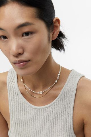 H&M + Double-Strand Necklace