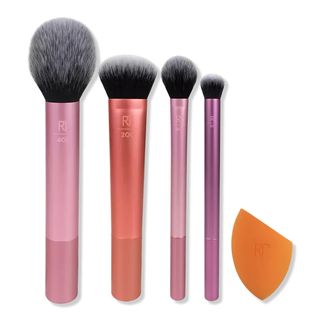 Real Techniques + Everyday Essentials Makeup Brush & Sponge Set