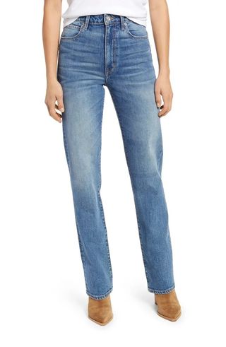 Slvrlake + London High Waist Straight Leg Jeans