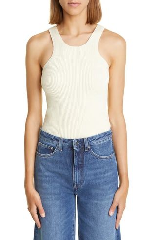 Totême + Compact Rib Sweater Tank