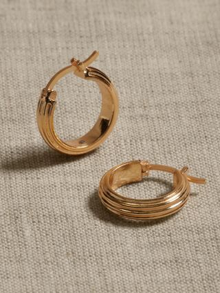 Banana Republic Factory + Small Ridge Hoop Earrings