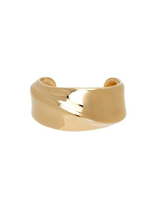 Agmes + Gold Twist Cuff Bracelet