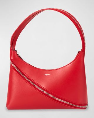 Coperni + Zip Faux Leather Shoulder Bag