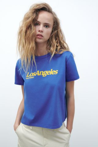 Zara + Text T-Shirt