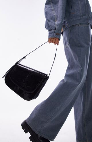 Topshop + Sara Structured Shoulder Bag