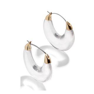 Baublebar + Resin Crescent Hoop Earrings