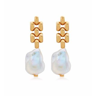 Monica Vinader + Heirloom Baroque Pearl Earrings