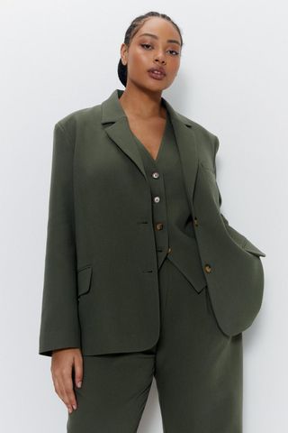 Warehouse + Tailored Single Breasted Blazer