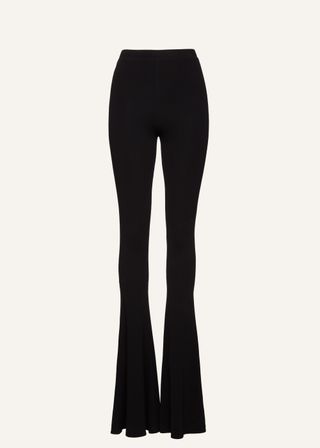 Magda Butrym + Jersey Flare Pants in Black
