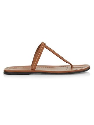 Toteme + Leather T-Strap Sandals