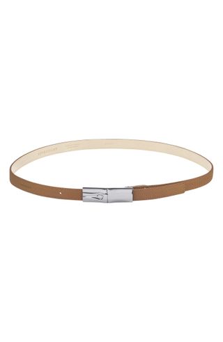 Longchamp + Roseau Leather Belt