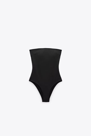 Zara + Strappy Back Swimsuit